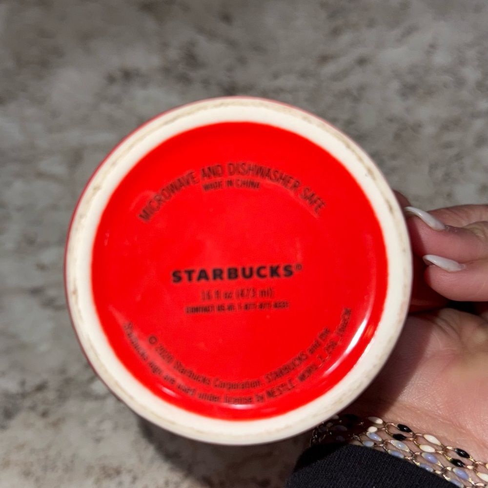 Starbucks Bold Red Mug Base
